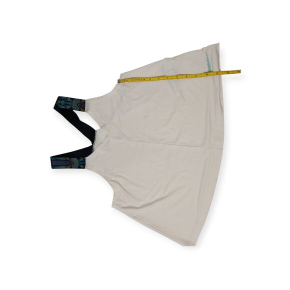 Nike Dri-Fit Womens Loose-Fit Tank Top White W/ Patterned Straps Size S - Picture 3 of 9